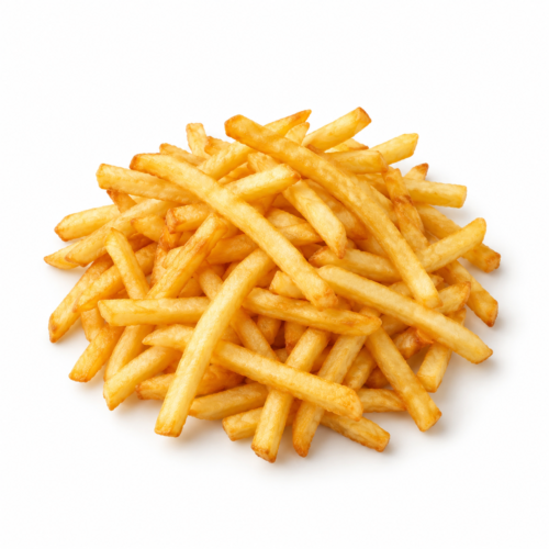 AI-generated menu image of Patatine Stick, centered on a white background